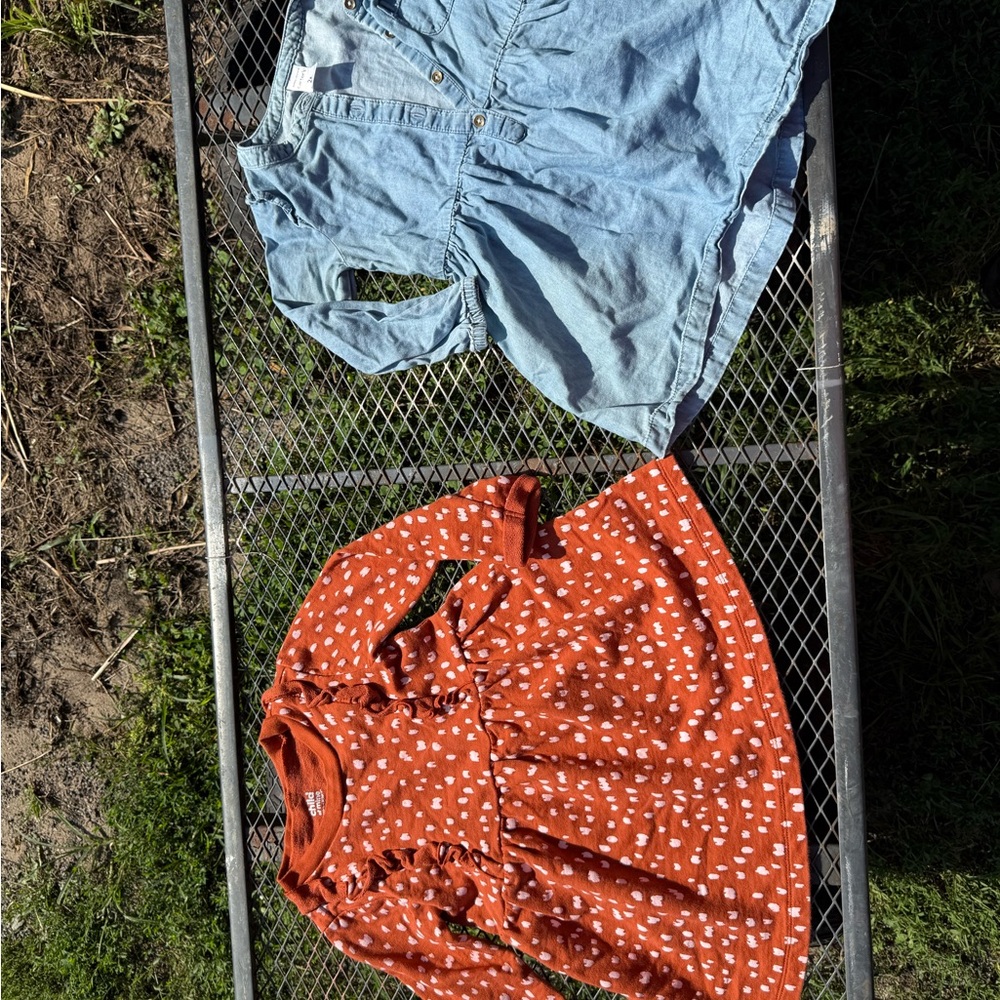 Carter's Light Blue Denim Baby Dress